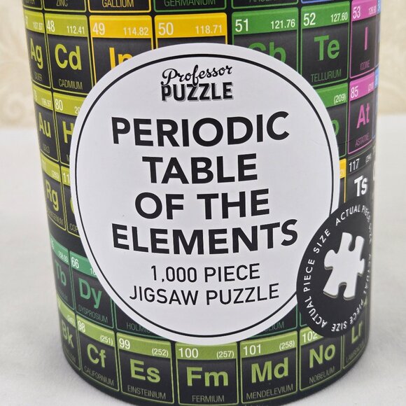 Professor Puzzle "Periodic Table Of The Elements" 1000 Piece Jigsaw Puzzle - Picture 2 of 8